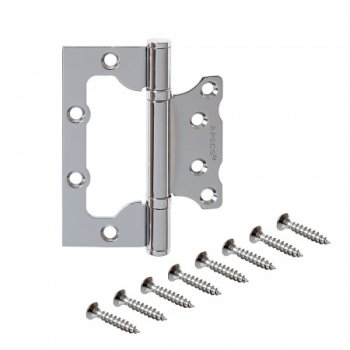 Петля дверная бабочка, цвет хром, Apecs