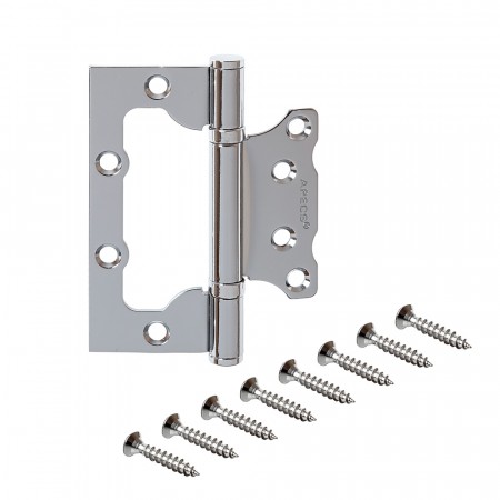 Петля дверная бабочка, цвет хром, Apecs