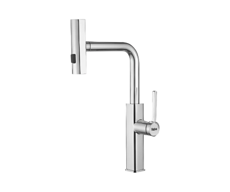 Смеситель для кухни с вытяжным изливом HAIBA HB73824 хром