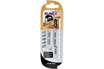 Пилка для лобзика Runex T101BR 75мм по ламинату 2шт