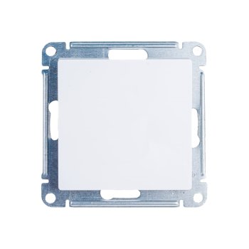 Переключатель встраиваемый Schneider Electric AtlasDesign Aqua IP44 1 кл. белый, без подсветки, арт. ATN440161