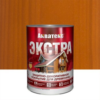 Антисептик Акватекс Экстра декоративный тик 0,8 л