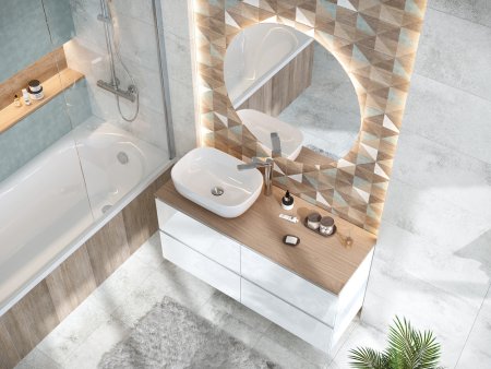 Плитка настенная Frosty, геометрия, многоцветная 59,8х29,8х0,85 см