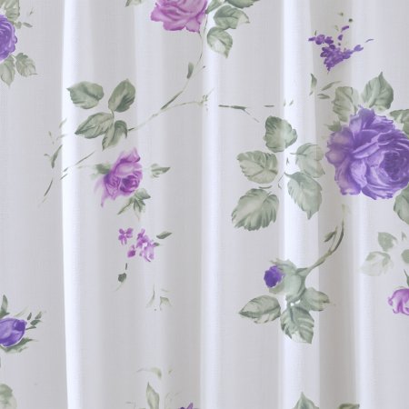 Штора для кухни вуаль Витерра 150х145см сирень