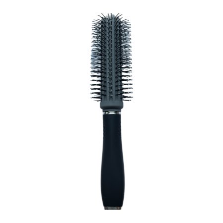 Расчёска для волос брашинг BEAUTY STYLE Luxe пластик 22см черный