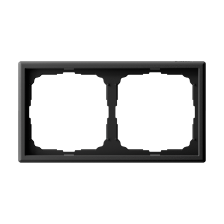 Рамка Systeme Electric ARTGALLERY 2 поста, цвет карбон, арт. GAL001002