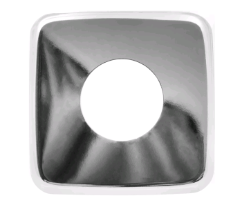 Отражатель квадратный MasterProf Ø3/4" нержавеющая сталь хром