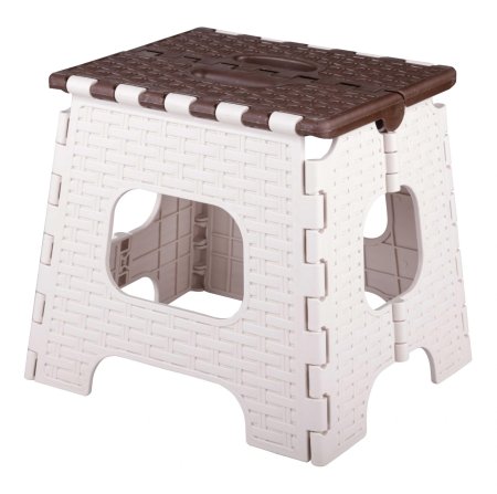 Табурет складной Плетенка Альтернатива бежевый/коричневый