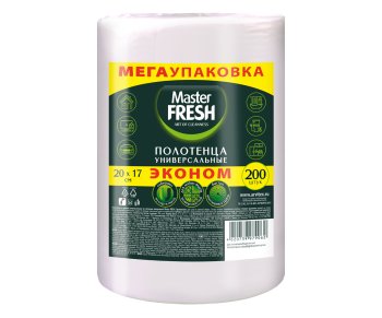 Салфетка для уборки Эконом  Master Fresh 23х 23 см 150 шт.