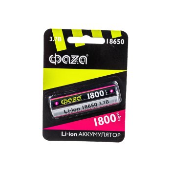 Аккумулятор Li-ion ФАZA AA 1800мАч 1шт/уп.