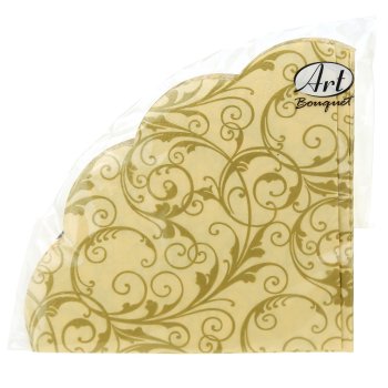 Салфетки бумажные Antella Очарование Bouquet Rondo 32см 12шт