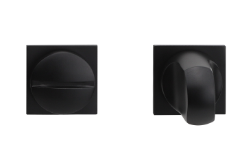 Накладка сантехническая квадратная Palidore OL 10 цвет черный