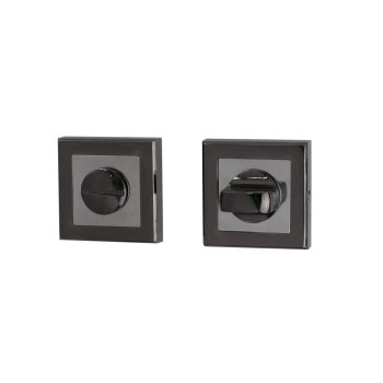 Накладка сантехническая квадратная Palidore OLS BH цвет черный никель