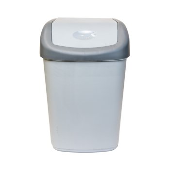 Контейнер для мусора пластик C327 14л цвет белый Контейнер для мусора пластик C327 14л цвет белый