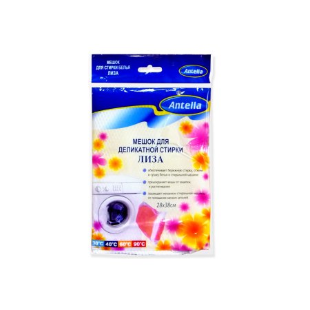 Мешок для стирки Лиза 38х28 см /цвет белый