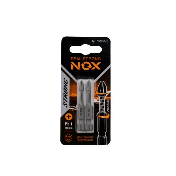 Бита один NOX STRONG PH1 50мм 2шт