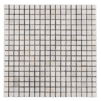 Мозаика Sugar ice белый UZ06