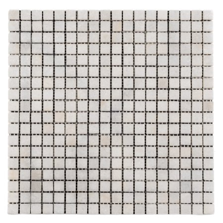 Мозаика Sugar ice белый UZ06