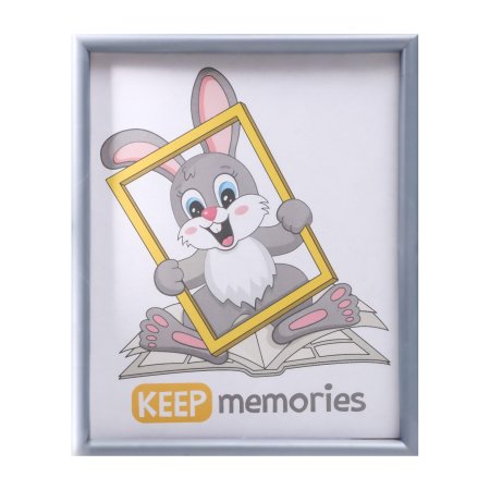 Фоторамка 25х20см цвет серебро