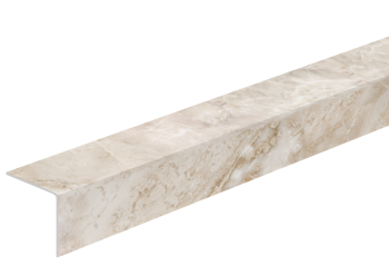 Уголок пластиковый 20х20 мм 2,7 м Мрамор бежевый