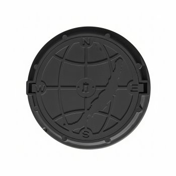 Люк канализационный тип Л 765/580/65/25 мм серый