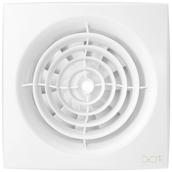 Вентилятор DiCiTi AURA 4C Ø100мм белый 155х155х101мм