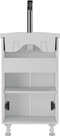 Тумба напольная Элегия 82х48,6х30,1см цвет белый