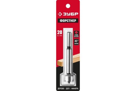 Сверло Форстнера Зубр 2993-20 20 мм 90 мм 1 шт