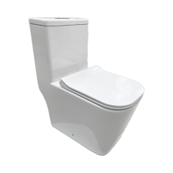 Унитаз-компакт Тритон моноблок напольный  выпуск горизонтальный Унитаз-компакт Тритон моноблок напольный  выпуск горизонтальный