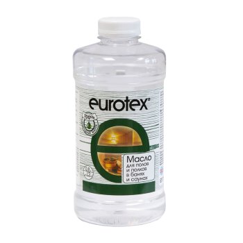Масло Eurotex Сауна для бань и саун бесцветный 0,8 л