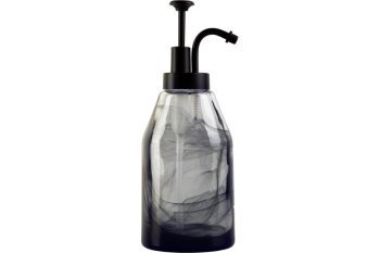 Дозатор для жидкого мыла Shade стекло цвет серый настольный