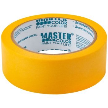 Лента малярная Master Color 36 мм х 25м золотой 100°C