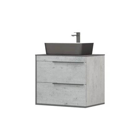 Тумба подвесная Грэмми 57,5х65х47см цвет серый