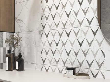 Плитка настенная Marmo Cers, многоцветная 59,8х29,8х0,85 см