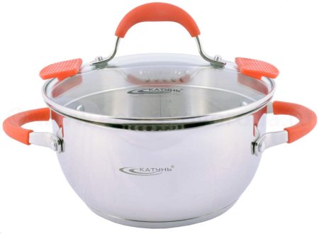 Кастрюля Аврора 2,2л нержавеющая сталь