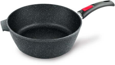 Сотейник НЕВА-МЕТАЛЛ Granite Ø26см h10,3см со съемной ручкой
