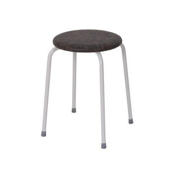 Табурет коричневый, форма круг 30х30х47 см