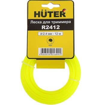 Леска для триммера HUTER Круг 2,4мм 12м