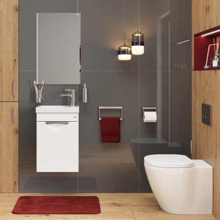 Тумба подвесная Комо 55х40х21,2см цвет белый