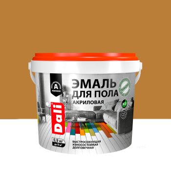 Эмаль акриловая для полов Dali Рогнеда дуб 0,9 кг