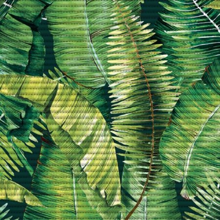 Коврик рулонный для ванной 65см Джунгли зеленый Villina