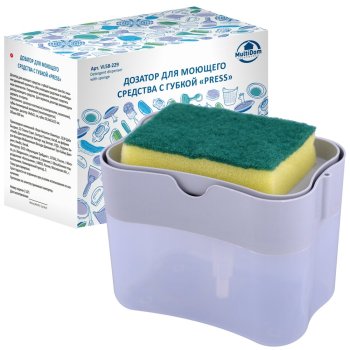 Дозатор  Press 1шт пластик 10,5 9 Дозатор  Press 1шт пластик 10,5 9