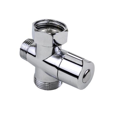 Дивертор флажковый 3/4"-1/2" цвет хром