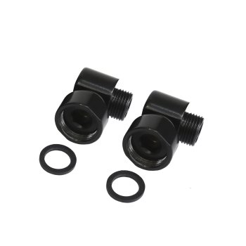 Соединитель ТЭРА 3/4"х1/2" гш угловой черный