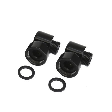 Соединитель ТЭРА 3/4"х1/2" гш угловой черный