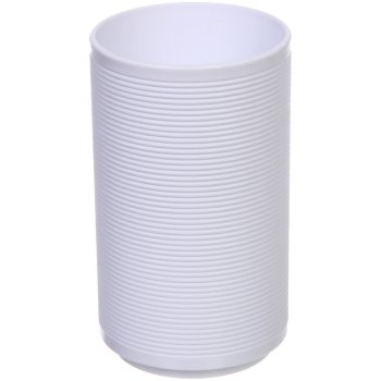 Стакан для зубных щеток Амадей пластик цвет белый