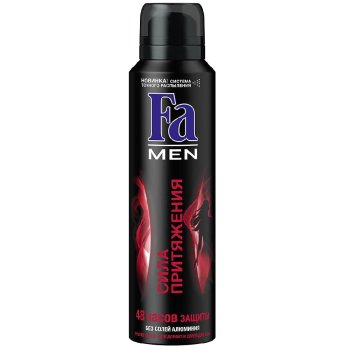 Дезодорант Fa Сила притяжения спрей,  150 мл для мужчин Дезодорант Fa Сила притяжения спрей,  150 мл для мужчин