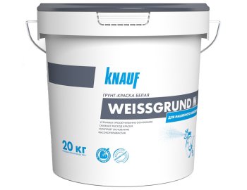 Грунт-краска акриловая укрепляющая Вайсгрунд Knauf 20 кг