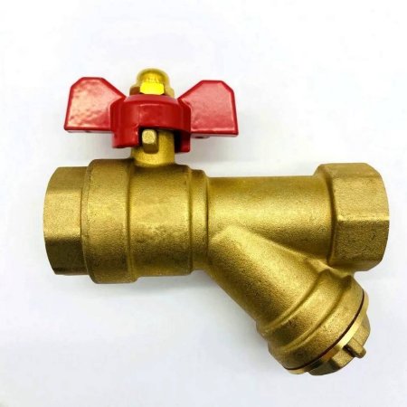 Кран шаровый шаровый ручка - бабочка PROFLINE 3/4" красный вентиль ВН-ВН латунь