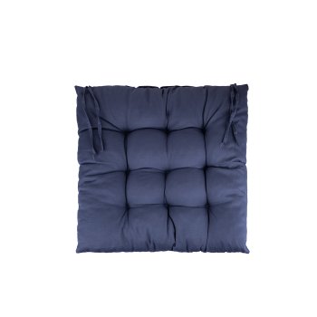 Подушка для стула 40х40х7 с завязками Серый CHAG7024